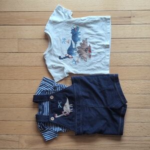 Pekkle Overall Short Set